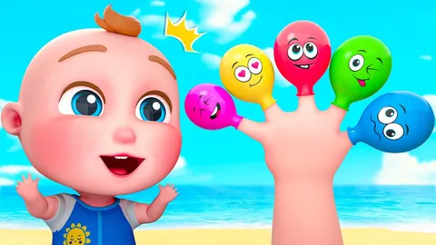 Finger Family - Balloon Finger Song And More | Super Sumo Nursery Rhymes & Kids Songs