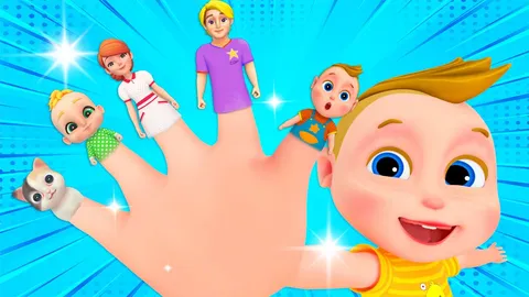 Finger Family - Daddy Finger Where Are You? - Songs For Kids | Super Sumo Nursery Rhymes